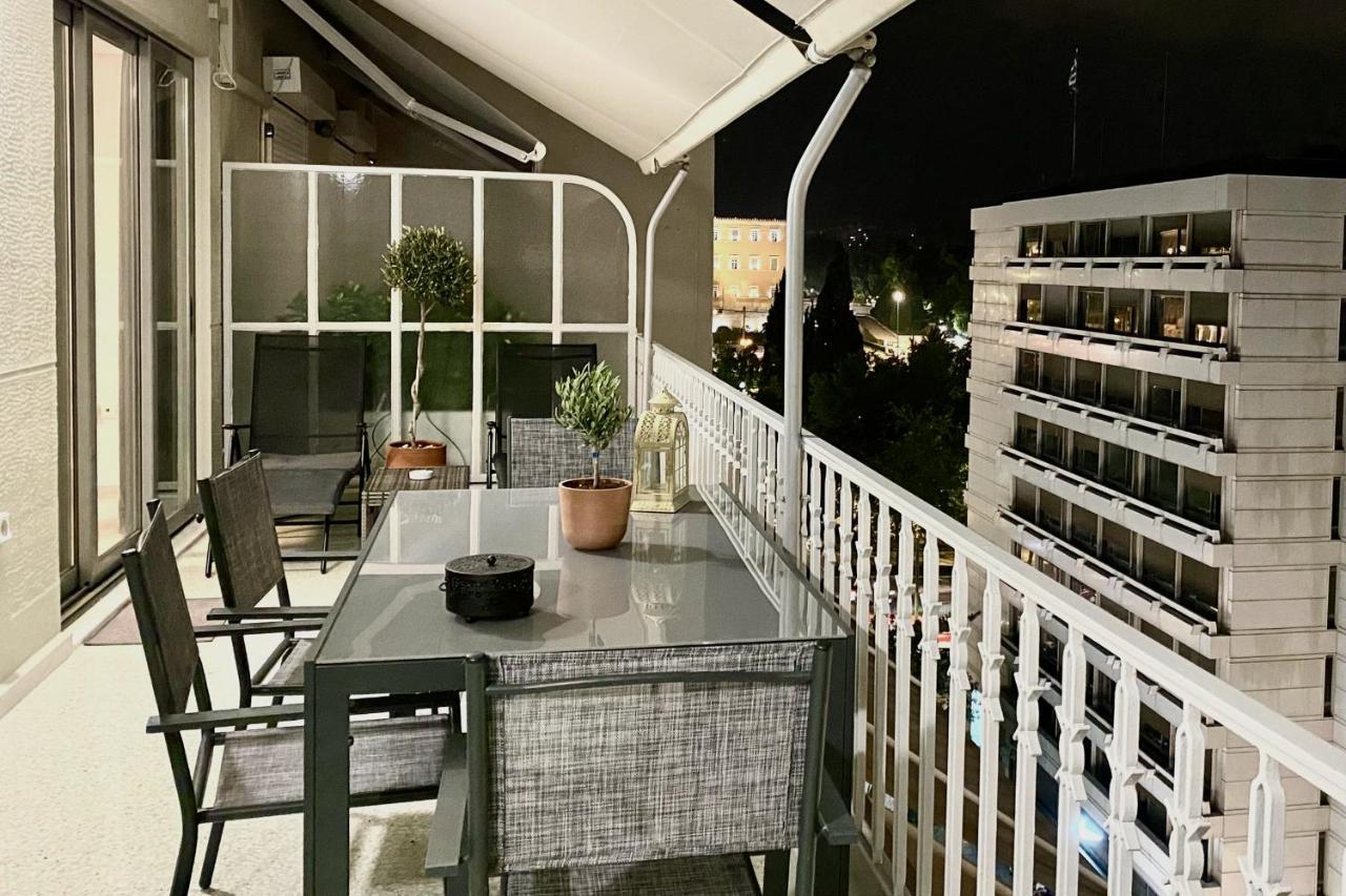 אתונה Parthenon And Syntagma Square View Apartment מראה חיצוני תמונה