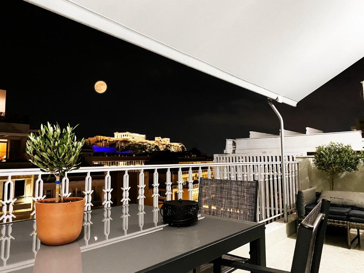 אתונה Parthenon And Syntagma Square View Apartment מראה חיצוני תמונה