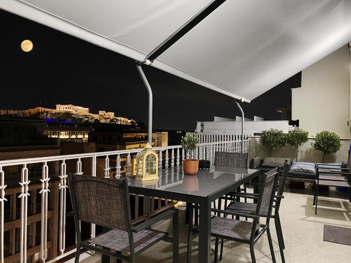 אתונה Parthenon And Syntagma Square View Apartment מראה חיצוני תמונה