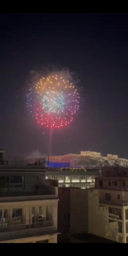 אתונה Parthenon And Syntagma Square View Apartment מראה חיצוני תמונה