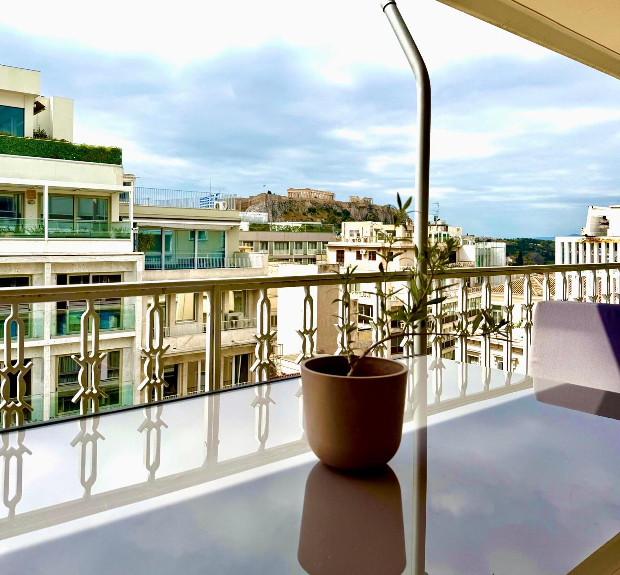 אתונה Parthenon And Syntagma Square View Apartment מראה חיצוני תמונה